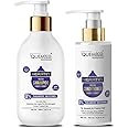 Quemico Professionnel Pro Keratin Shampoo And Conditioner Combo Set | Shampoo 300ml, Conditioner 150ml | For Dry & Frizzy Hair | No Parabens & Silicones Added, Set of 2
