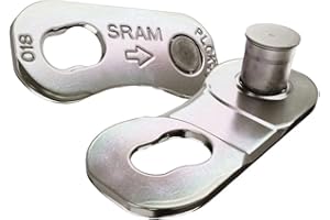 Connettore a catena SRAM Powerlock a 12 velocità (1 pacco da 2 pezza) Connettore D1 Cadena 12V Argento, unisex per adulti, multicolore