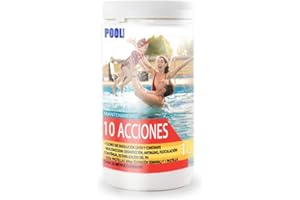 IFONT Cloro 10 acciones | Mantenimiento de Piscina | Tratamiento Multiacción | Formato 1 kg | POOLiberica