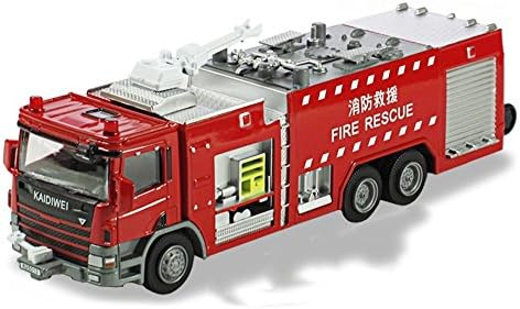 YIXINY Fire Truck 1:50 Alloy Engineering Vehicle Model Water Tanker Fire Truck Water Spray Fire-fighting Vehicles