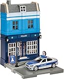 herpa setzkasten leicht montierbar Herpa 800006 City: Polizeiwache mit Einsatzfahrzeug