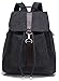 Produktbild Greeniris Mädchen Segeltuch Rucksack Damen Reise Vintage Schulrucksack für Damen Schwarz