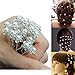 40pcs Wedding Bridal Pearl Clips, SUMERSHA Flower Crystal Hair Pins Hair Clips Bridesmaid