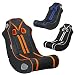 Produktbild FineBuy Soundchair NINO in Schwarz Orange | Musiksessel mit eingebauten Lautsprechern | Multimediasessel für Gamer mit 2.1 Soundsystem & Subwoofer | Music Gaming Rocker Racing Chair