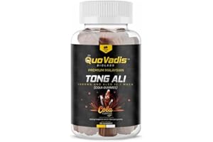 QUO VADIS BIO LABS QV Bio Labs TongAli Cola Gummies Highest Testosterone Boost 100:1 TongAli with 10:1 Maca Root 1000mg per Gummy Mens Supplement