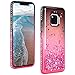Produktbild Huawei Mate 20 Pro Glitzer Hülle, ToMoYi Gradient Handy Hülle Luxus Niedlich Flüssig Treibsand Quicksand Transparent Silikon Weich TPU Bumper mit Shinny Diamant Schutzhülle für Huawei Mate 20 Pro