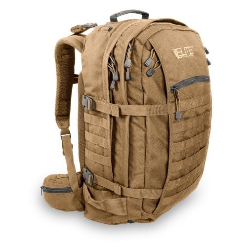 Elite Sistemas de Supervivencia Unisex Mochila, Tan misión Pack, Coyote Tan