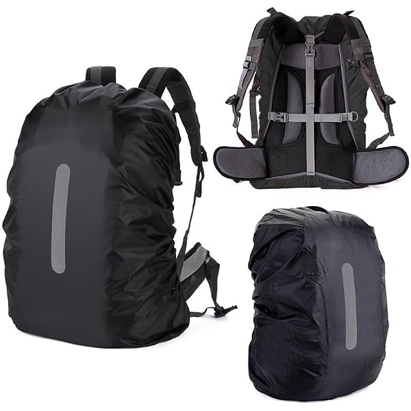 Housse de pluie universelle imperméable pour sac à dos, sac de voyage, housse de pluie, 2 pièces