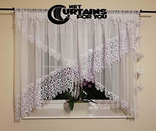 Voile Net Curtain 162 Amazon Co Uk Handmade