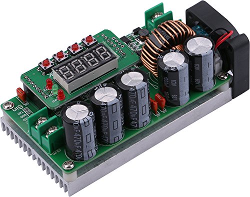 Yeeco Numerisch Steuern DC DC Steigern Stromspannung MKonverter, 6-60V bis 6-90V 10A 600W Aufsteigen Stromspannung Regler Stablizer CC CV Leistung Transformator Liefern Modul Tafel Voltmeter Amperemeter mit Hitze Dissipation Ventilator - 4