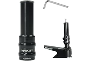 FOMTOR Potences pour Vélo, Rehausse Potence VTT, Adaptateur Riser Extension de Vélo, Guidon Stem Riser, Stem Rehausseurs, Adaptateur pour Fourche 1-1/8" 28.6mm,Vélo de Route, BMX