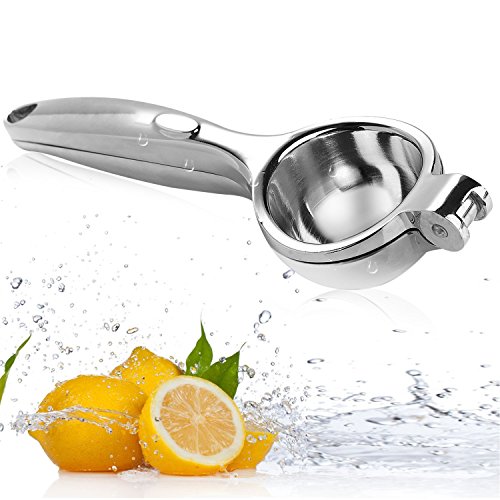 Acxeon Zitronenpresse in 7.0CM Durchmesser, Premium Qualität in Edelstahl Hand Zitruspresse Lemon Juicer, Sturdy Lime Squeezer, Hand Zitruspresse
