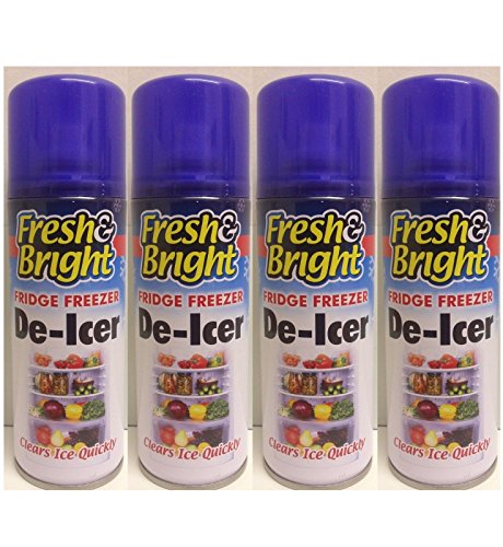 WILSONS DIRECTAnti-Bacterial Fridge Freezer De-Icer Spray Deicer Spray Fridge Cleaner Genuine Fresh & Bright 200ml Quick Ice Remover