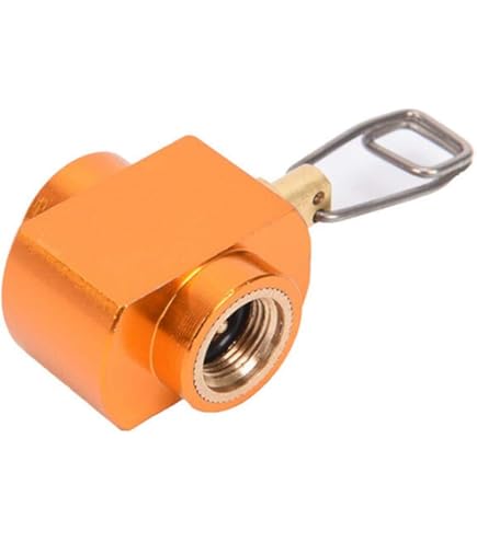 Wisyurt Camping Adapter Ventil - Tank Adapter Für Gasflaschen In Gold