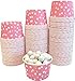 Price comparison product image Outside the Box Papers Polka Dot Bulk Candy Nut Mini Baking Cups 100 Pack Pink with White Dots
