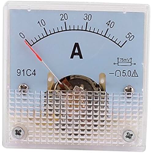 Ampèremètre AC À Aiguille DH-670 - 0-30A - 70x60mm - Pour Tableau Electrique