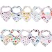 Labebe Baby Bandana Bibs Drool/Burpy Bibs Unisex 10-Pack Multicolor, 100% Cotton, Newborn Baby Shower Gift for Teething and Drooling, Soft & Absorbent, Machine Washable and Stain Proof - Unisex Pack (A)