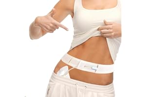 INGJIA Dialyse Gürtel, Verstellbar Katheter Bauchband, Verstellbarer atmungsaktiver Bauchgürtel Peritonealdialyse Leitungsschutzgürtel Für Patienten Katheter Schutz Unterstützung(Nackt)