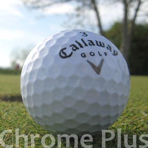 Easy Lakeballs 50 CALLAWAY HEX CHROME PLUS LAKE GOLF BALLS - AAA/AA QUALITY (A/B GRADE) - IN MESH BAG