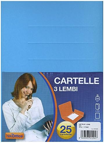 Office Speed Folder 3 Flaps GR200 Blue 2706/25 x 34.5 cm PZ25