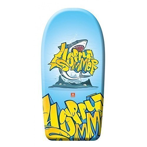 Preisvergleich Produktbild Hochwertiges Bodyboard 104 cm / Body Board / Surfboard / Schwimmbrett Shark Happy Summer