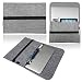 Produktbild Love My Case Light Grau 39,1 cm/38,1 cm Filz Wolle Laptop Sleeve Case/Cover/Tasche für Apple MacBook Pro mit 5 x LMC Reinigungstücher