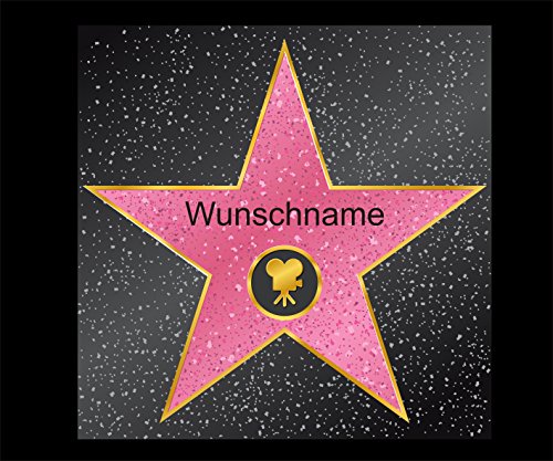 Mousepad / Mauspad " Walk of fame (Wunschname) " Mousepad - lustige mousepads - Geschenkartikel - Computerzubehör