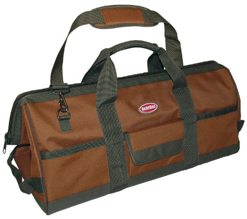 Bucket Boss60024 Tool Bag,Longboy,16 Pocket,24X10X10,Brown