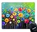 Produktbild Virsaa-Aquarell-Natur-Landschaftsblumenmausunterlage, Blüten-Pflanzen-Kraut-Garten-Szenen-Bunte Frühlings-Blumenblatt-Blumen personifizierte Mausunterlagen,Gummimatte 11,8"x 9,8"  3 mm Dicke