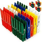 200x W&auml;scheklammern aus Kunststoff - W&auml;scheklammer Klammern