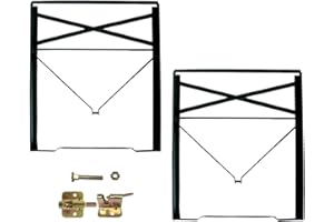 Vigormat Gambe di Ricambio per Tavolo Set Birreria in Metallo (Gambe di Ricambio)