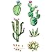 Produktbild TINKD Temporary Tattoo Cactus - Kaktus - Hochwertige temporäre Klebetattoos - Made in Germany - Dermatologisch getestet - Design Flash-Tattoos zum Aufkleben