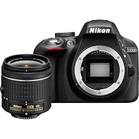 Nikon D3300 24.2MP Digital SLR Camera, Black with AF-P DX NIKKOR 18-55mm f/3.5-5.6G ED VR Lens, Memory Card and Camera Bag
