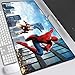Produktbild JINYIJUN Gaming-Mauspad, Anime-Mauspad, grüner Teufel Spiderman Spiderman Mauspad, Animation, Game-Tastatur-Pad, Internet Café, Kaffee, gepolsterte Tischmatte 800 x 300 x 3 mm, 16, 800 * 300 * 3mm