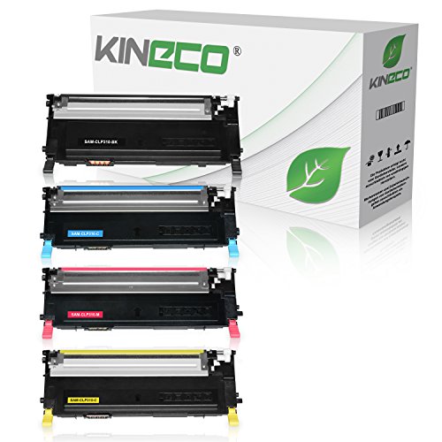 4 Toner kompatibel zu CLP-310, CLP-315, CLX-3170FN, CLX-3175FN - Schwarz 2.500 Seiten, Color je 2.000 Seiten