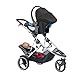 phil&teds Dash Pushchair Doubles Kit, Grey Marl