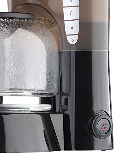PEARL Kaffeemaschine KF-115 mit Mehrweg-Filter, 680 W, für 10 Tassen - 6