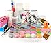 36 FULL SET Nail Art Beauty Acrylic Powder Tips UV Liquid Dust Strip Kit Z355