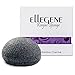Ellegene Konjac Sponge + Activated Bamboo Charcoal - Exfoliator + Cleanser - Oily Acne Prone Skin