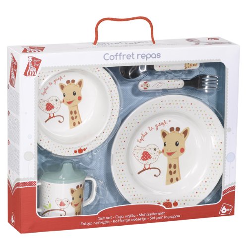 Sophie la Girafe Melamine Mealset in Gift Box Kiwi Version