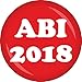 Produktbild partydiscount24 Button ABI 2018 - Freie Farbwahl - 6 Stück Ø 50 mm (Rot)