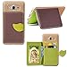 Produktbild casefirst Samsung Galaxy J2 Prime Case Luxury PU Leather Wallet Flip Protective Back case Case Cover with Card Slots and Stand for Samsung Galaxy J2 Prime Brown