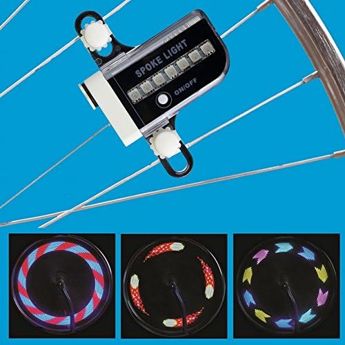 LED Bike Spoke Light 30 Patterns with 14 LED Light Dots Lighting