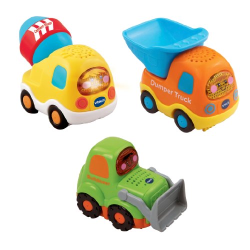 VTech Baby Toot-Toot Drivers Car Construction Vehicles (Pack of 3)
