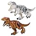 Produktbild BeneGlow 2 Sets Großes Liftlike Mehrfarbiges 3D Puzzles Mini Dinosaurier Bausteine für Kinder (Größere Größe, Weiß + Kaffee)