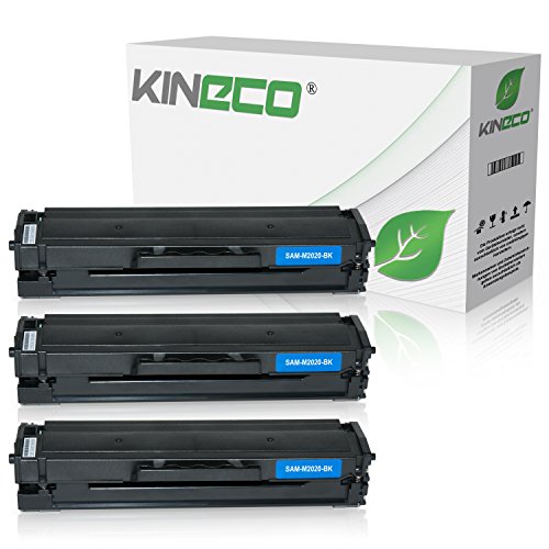 3 Toner kompatibel zu Samsung MLT-D111S Xpress M2020 W M2022 W M2070 F FW W M2000 Series - Schwarz je 2.500 Seiten