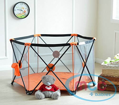 MCC Pop Up Playpen Portable Baby Play Yard Orange