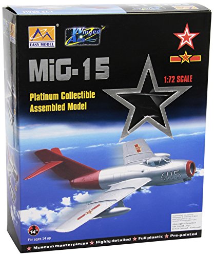 Easy Model 37130 1:72-MiG-15 Fagot-No.384, V-VS Units, China 1 Pre Built Model, Various
