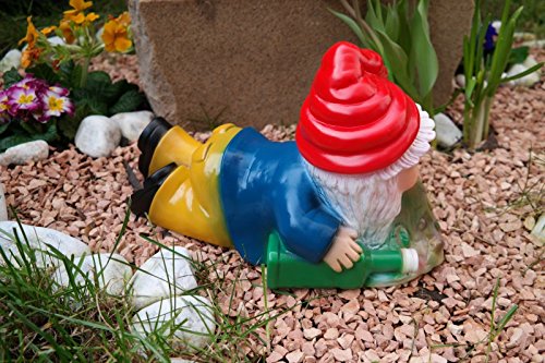 Gartenzwerg Brandy Andy aus bruchfestem PVC Zwerg – Made in Germany Figur - 2
