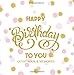 Produktbild Happy Birthday To You Guest Book & Memories: Color-filled Inside Pink Interior with Fluer di Lis End Pages Gifts for Women for Girls 3rd 4th 5th 6th ... Decorations, Birthday Gifts for Women)